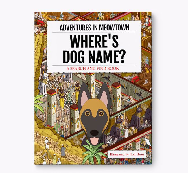 Personalised Belgian Malinois Book: Where's Dog Name? Volume 2